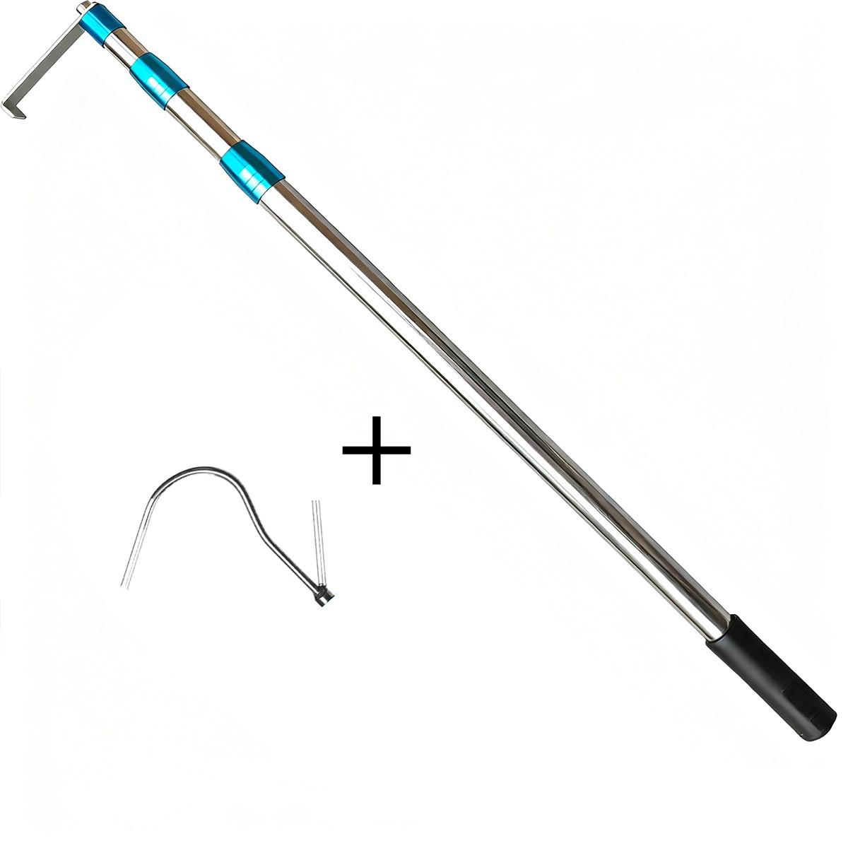 Cargo Grabber Reach Retriever Tool 7 Ft Heavy Duty Truck Tool Telescoping Hook Cargo Grabber Reach Retriever Tool 7 Ft Heavy Duty Truck Tool Telescoping Hook