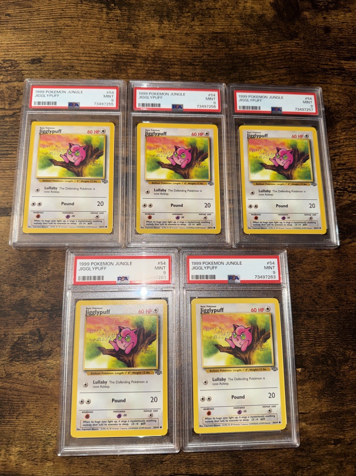 1999 Pokemon Jungle Jigglypuff 54/64 - PSA 9 Mint 5 Available WOTC 🔥 1999 Pokemon Jungle Jigglypuff 54/64 - PSA 9 Mint 5 Available WOTC 🔥