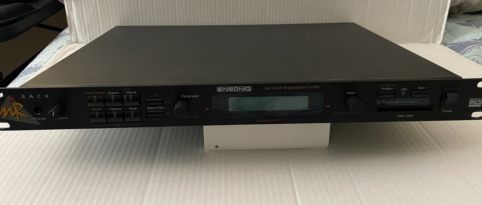 Ensoniq Mr Rack Mr-Rack Synthesizer New OS 1.53  New Battery & Tested