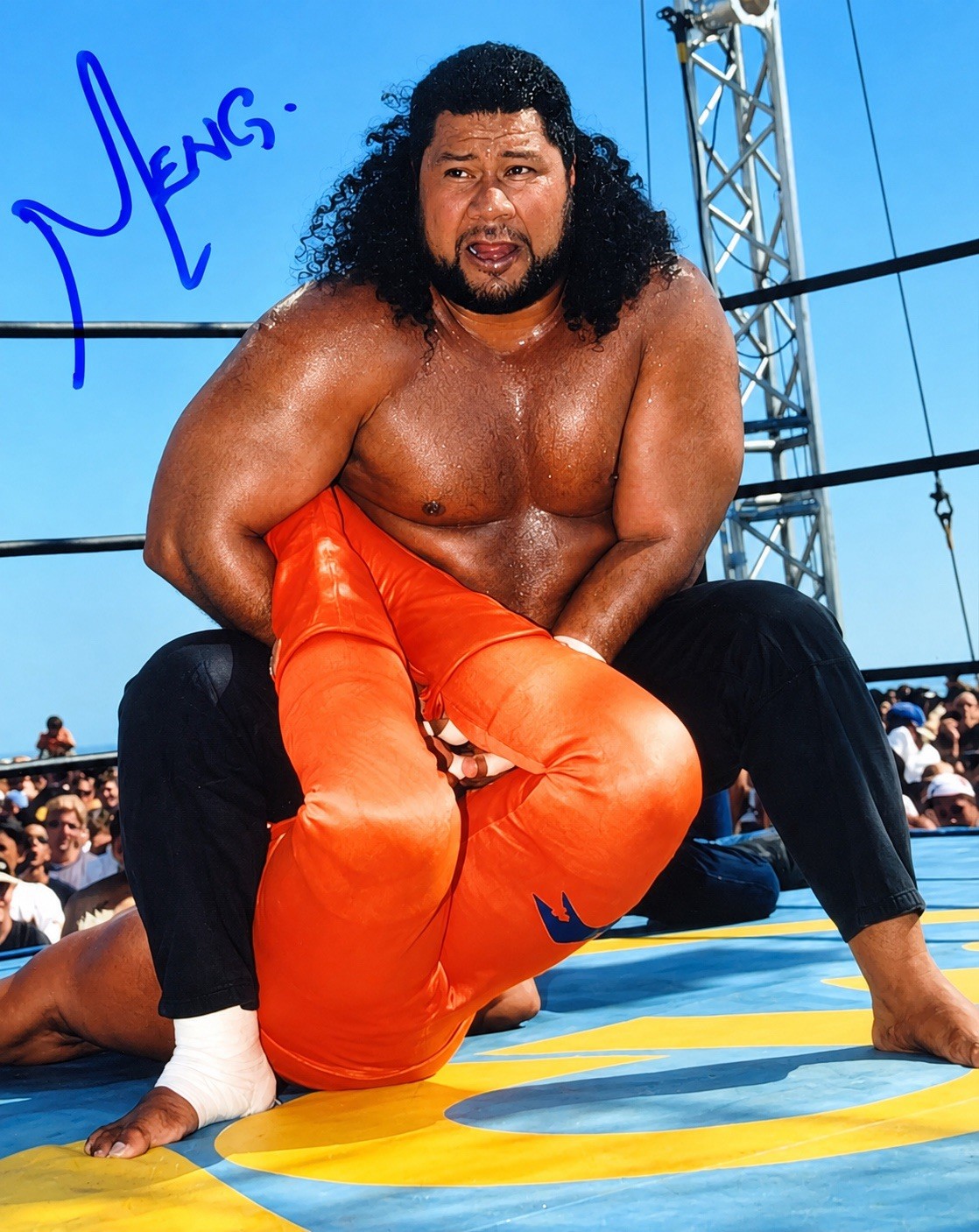 WCW MENG HAND SIGNED HAKU STING GREAT AMERICAN BASH 1995 WWF WWE WRESTLING 8X10 WCW MENG HAND SIGNED HAKU STING GREAT AMERICAN BASH 1995 WWF WWE WRESTLING 8X10