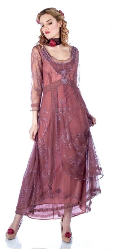 BRAND NEW Nataya 40163 Downton Abbey Tea Length Party Dress 2X (Size 20)