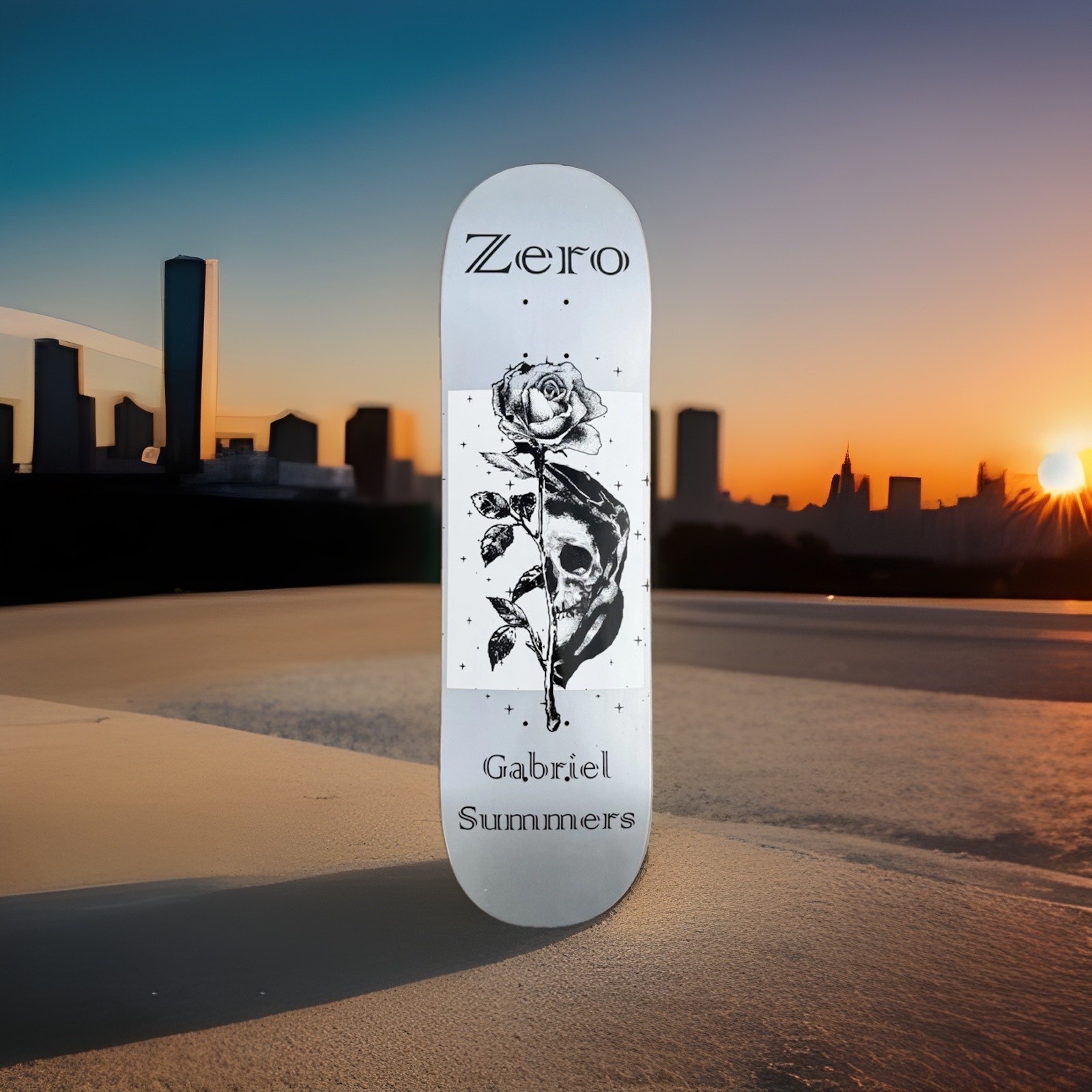 Rare Zero Gabriel Summers Pro Debut Skateboard Deck Nos Gabbers First Zero Intro