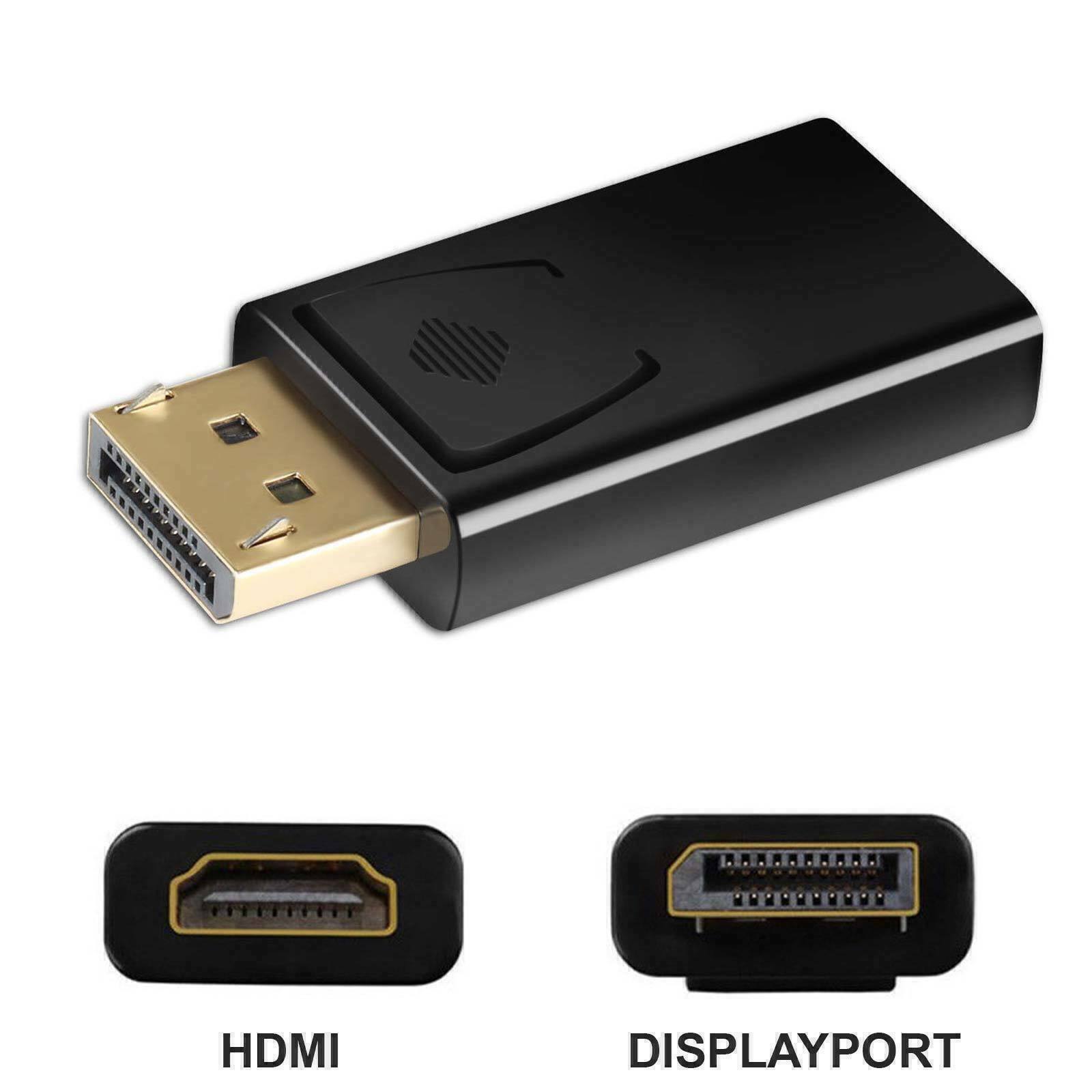 New Display Port to HDMI Male Female Adapter Converter DisplayPort DP to HDMI New Display Port to HDMI Male Female Adapter Converter DisplayPort DP to HDMI