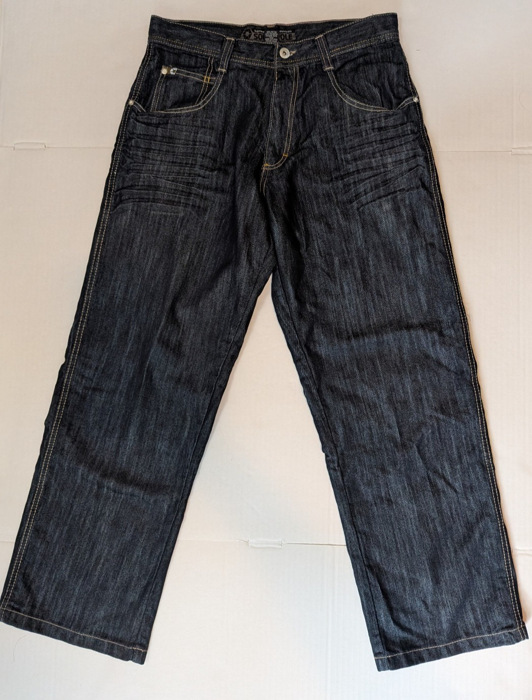 Vintage Southpole 4180 Loose Baggy Jeans Mens Sz 32 Y2K Skater Hip Hop Dark Wash