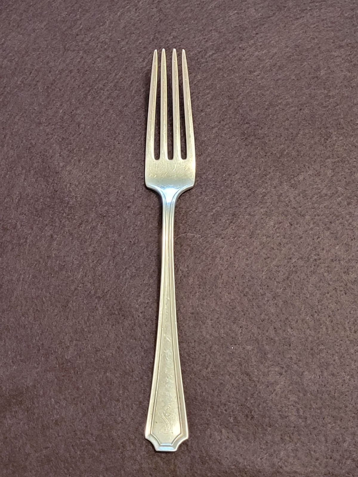 Vintage Gorham Sterling Silver 1910 Youth Junior Fork Monogram S Vintage Gorham Sterling Silver 1910 Youth Junior Fork Monogram S