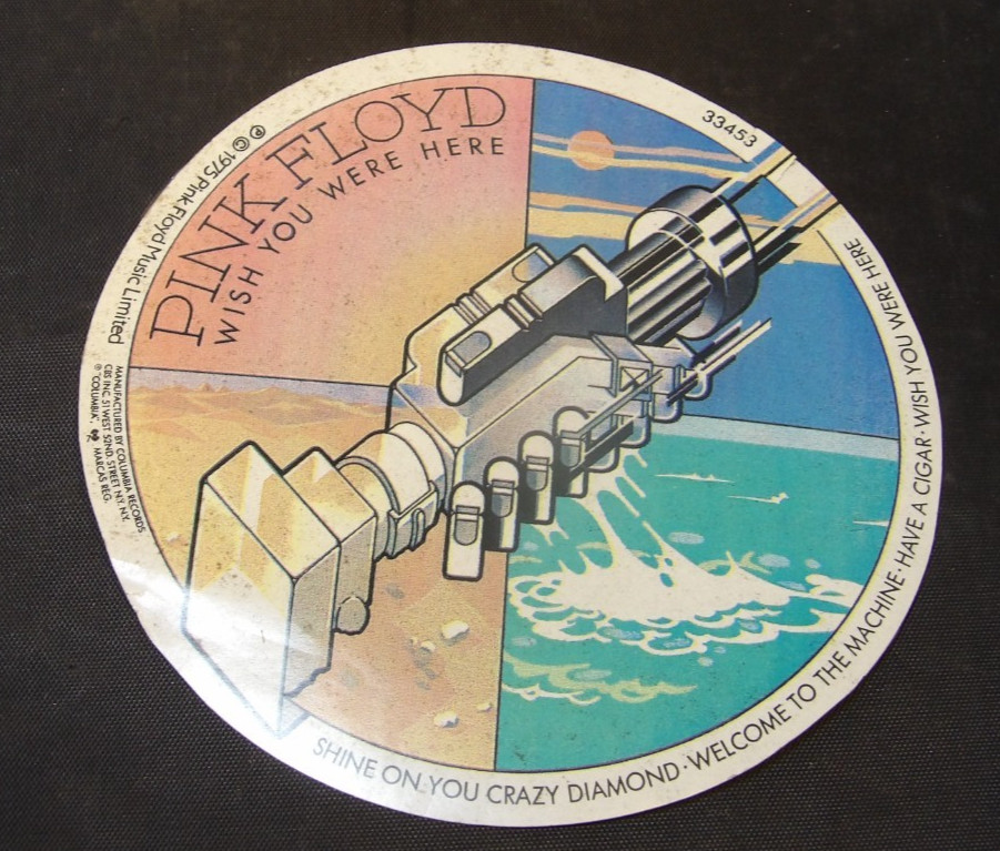 VTG 1975 PINK FLOYD Wish You Were Here Loose Hype Sticker-Super Rare VTG 1975 PINK FLOYD Wish You Were Here Loose Hype Sticker-Super Rare