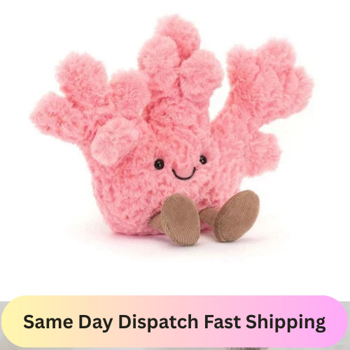 2025 NWT Summer Jelly cat Amuseables gift Coral Pink With Dust Bag