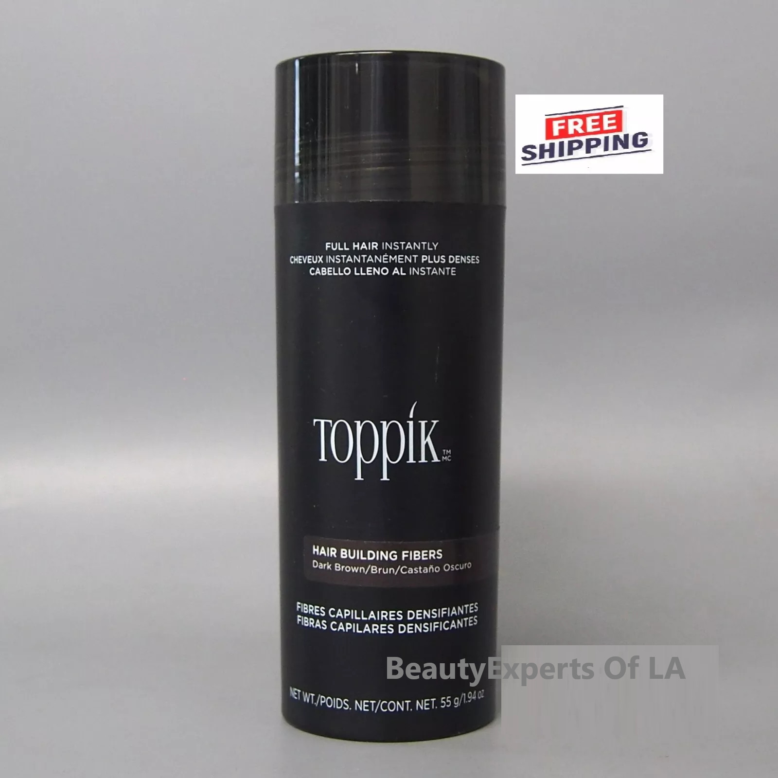 Toppik Dark Brown Giant Size 55gr / 1.94oz NEW  FRESH, 100% AUTHENTIC
