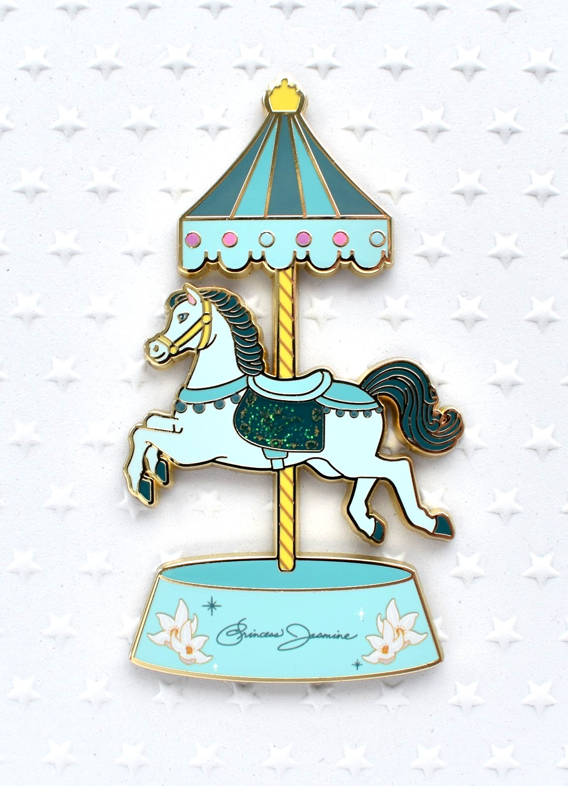 Jasmine Disney Princesses Royal Carousel Pin - Limited Edition 750 PALM Jasmine Disney Princesses Royal Carousel Pin - Limited Edition 750 PALM