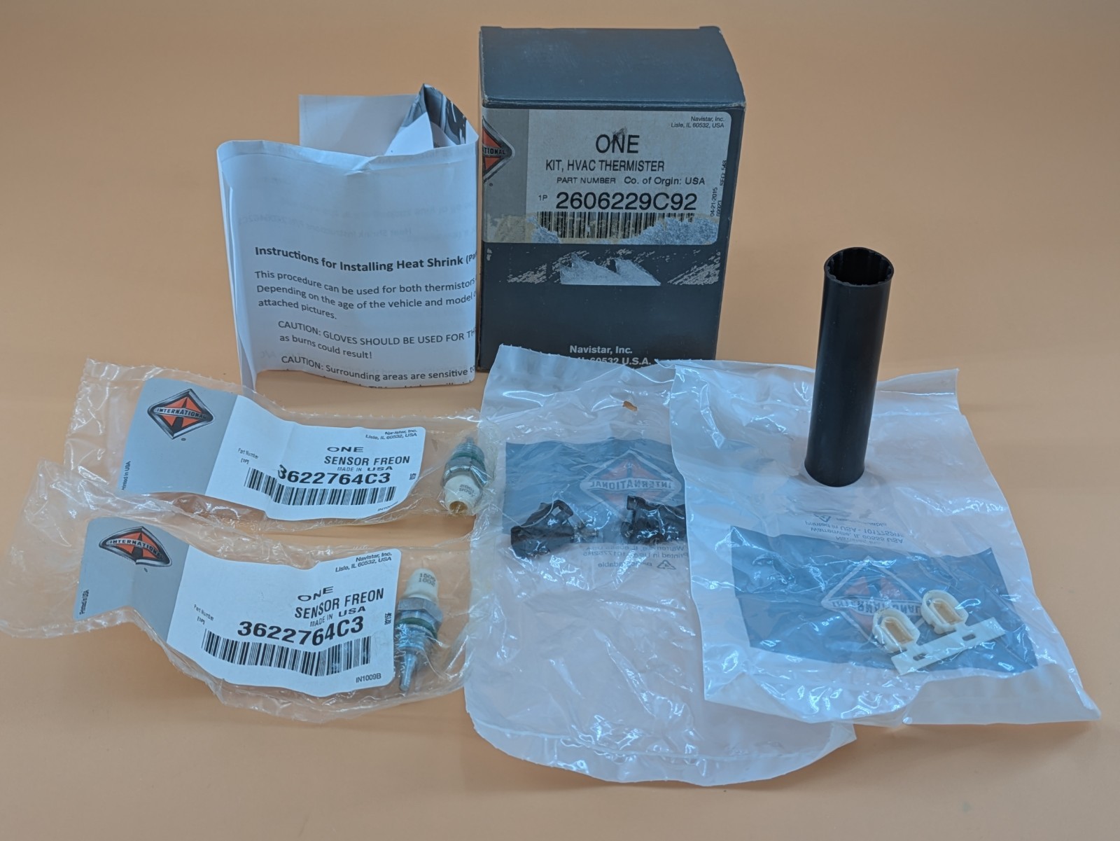 Genuine International HVAC Thermister Kit 2606229C92 - NOS NIB NEW Open Box Genuine International HVAC Thermister Kit 2606229C92 - NOS NIB NEW Open Box