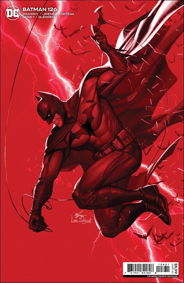 Batman (3rd Series) #126B VF/NM; DC | 1:25 Variant Lee InHyuk Red Cover - w/Bag+