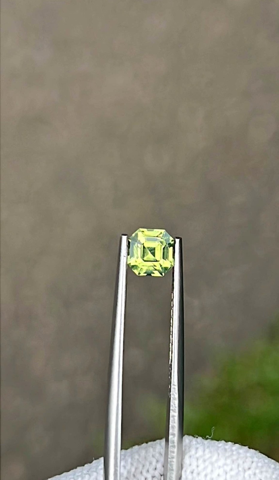 Natural Green Zircon 1.30crt Asscher | Sri Lanka | Loose Gemstone