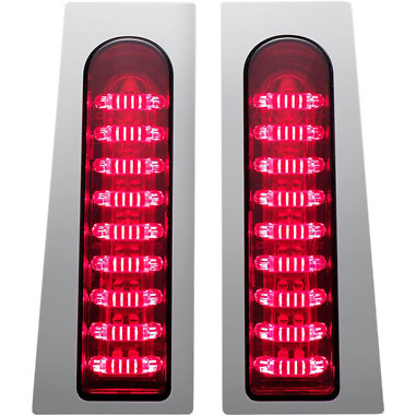 Custom Dynamics Chrome Probeam LED Fillerz Lights for 14-23 Harley Touring FLHX