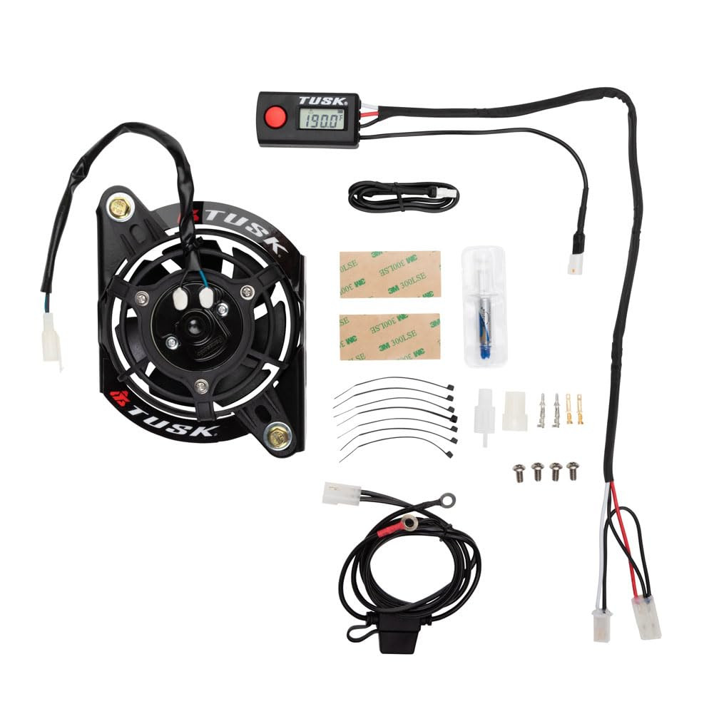 Tusk Digital Radiator Fan Kit Compatible with KTM 250 300 XC/W/F 350 450 SX-F 20