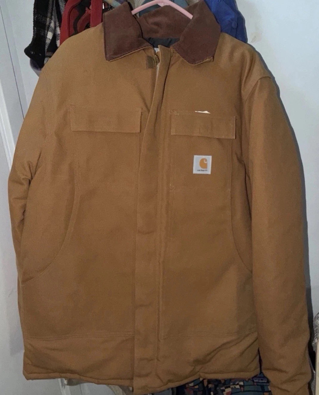 Vintage Carhartt Deadstock Duck Canvas CQ196 Arctic Jacket Union Made in USA