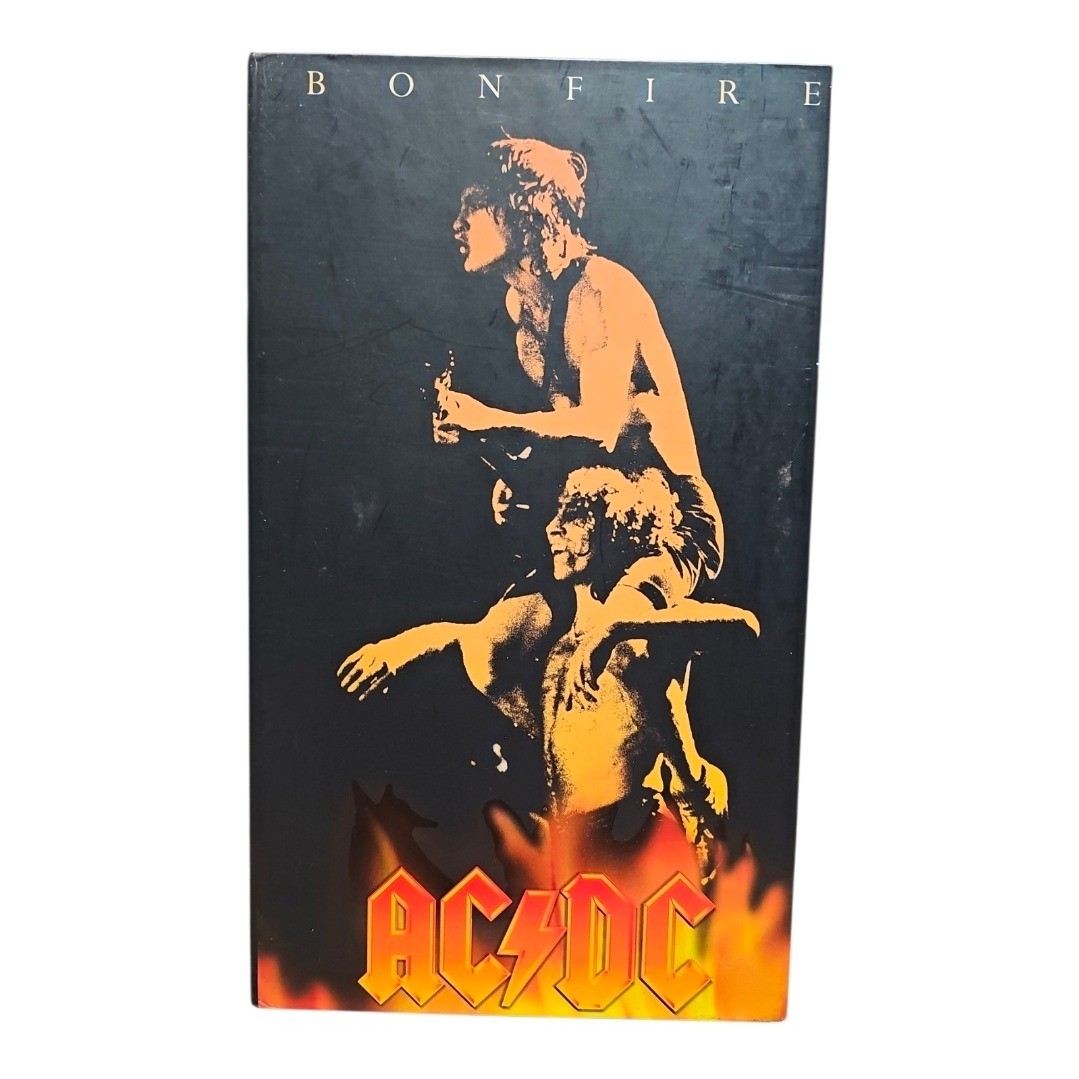 AC/DC Bonfire 5 CD Box Set Bon Scott Tribute Live Atlantic Studios Volts Epic AC/DC Bonfire 5 CD Box Set Bon Scott Tribute Live Atlantic Studios Volts Epic
