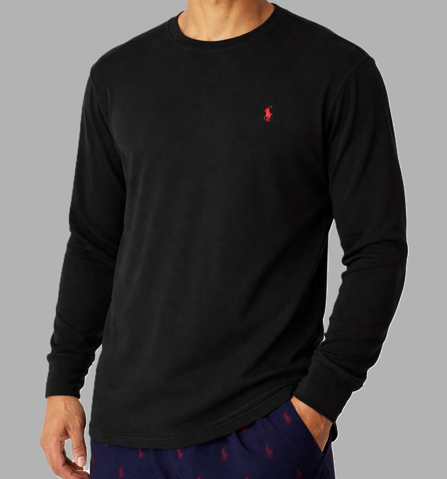 NWT - POLO RALPH LAUREN Mens Waffle Knit Thermal Long Sleeve Shirts :  S - XXL