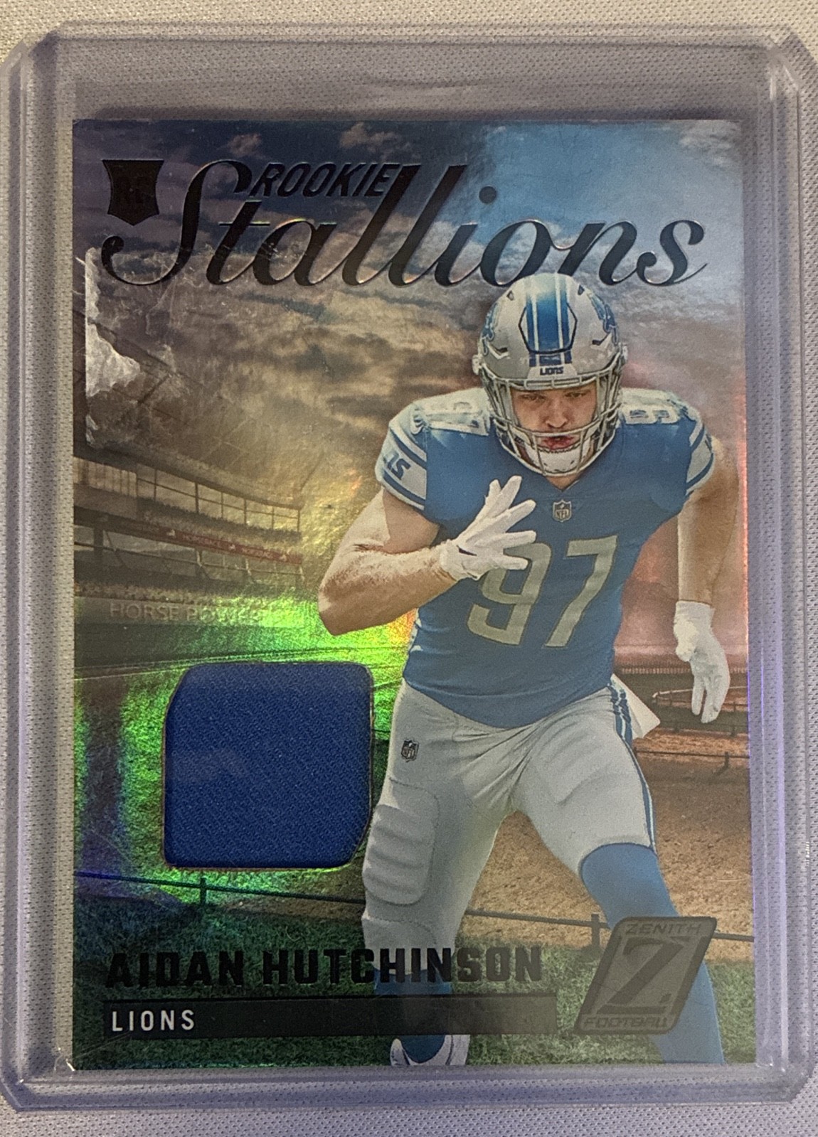 2022 Panini Zenith - Rookie Stallions Aidan Hutchinson #RS-AH (MEM, RC)