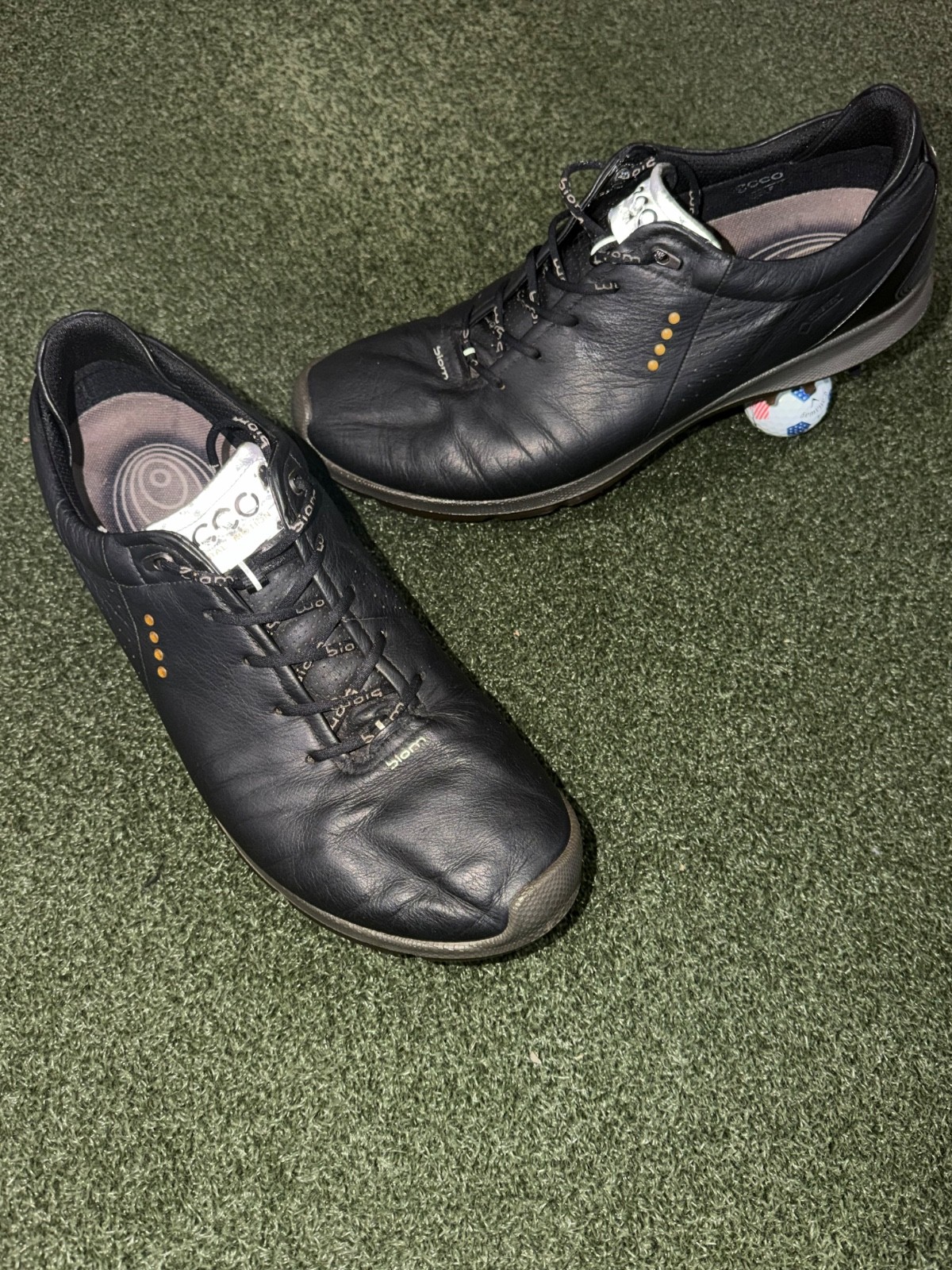 ECCO Men\'s Biom Lace Golf Shoes/Black (EU Size 45) ECCO Men\'s Biom Lace Golf Shoes/Black (EU Size 45)