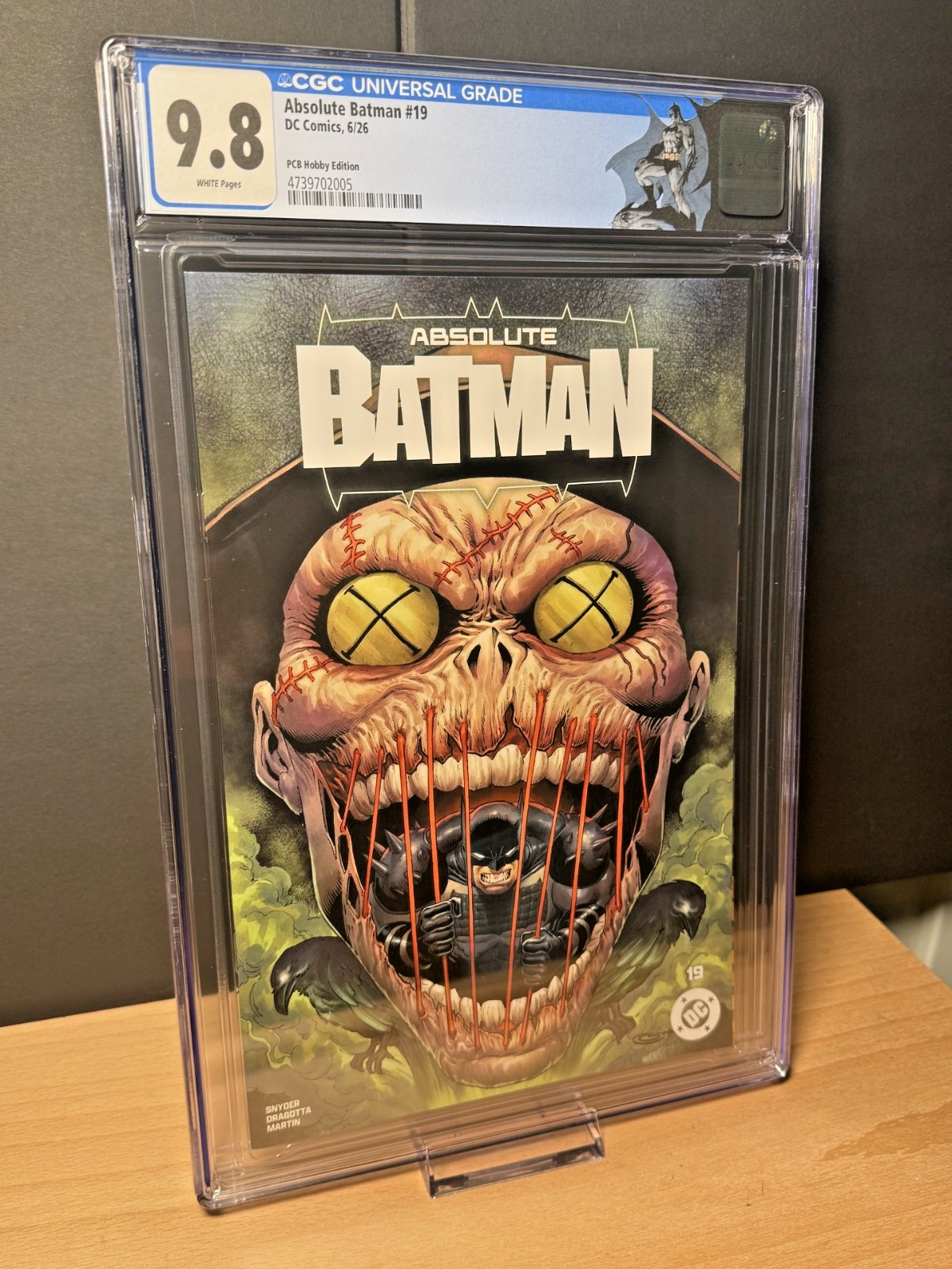 🦇Absolute Batman #19 CGC 9.8 SS Sajad Shah PCB Hobby Variant🦇