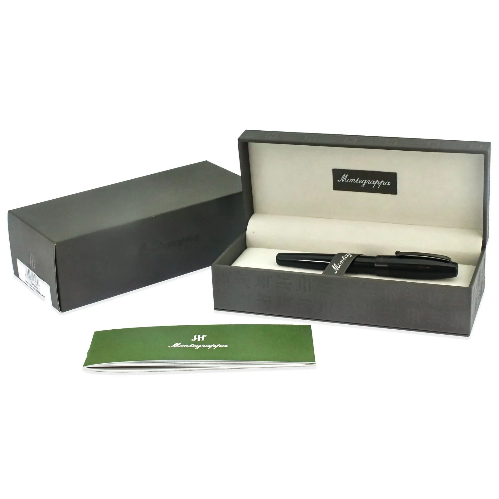NEW Montegrappa Fortuna Black with Black Trim Fountain Pen Fine