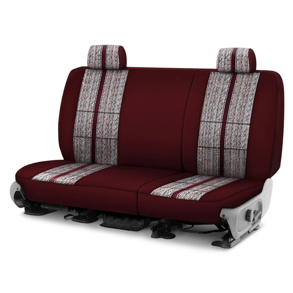 For Dodge Dakota 90-93 Coverking Saddle Blanket 2nd Row Wine Custom Seat Covers
