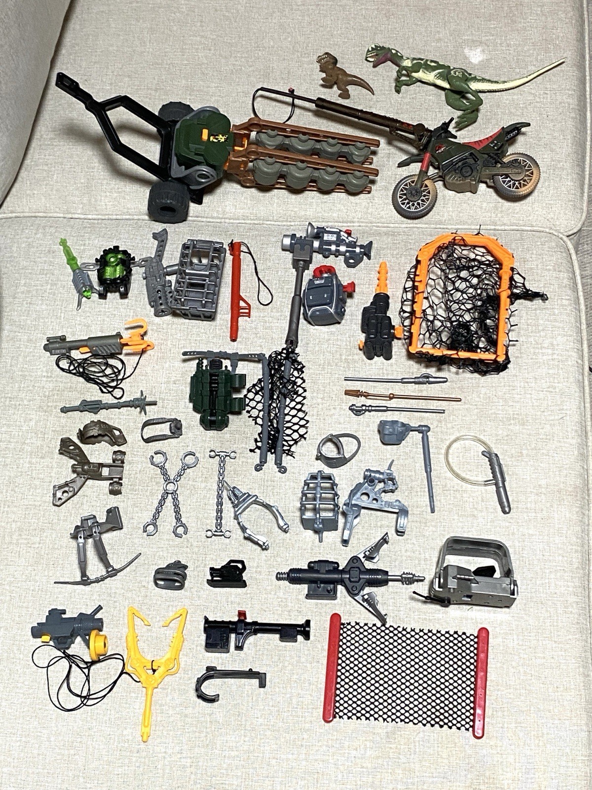 Vintage Jurassic Park Lot: Parts, Accessories, Gear, Vehicles, Dinos, 1993-1997