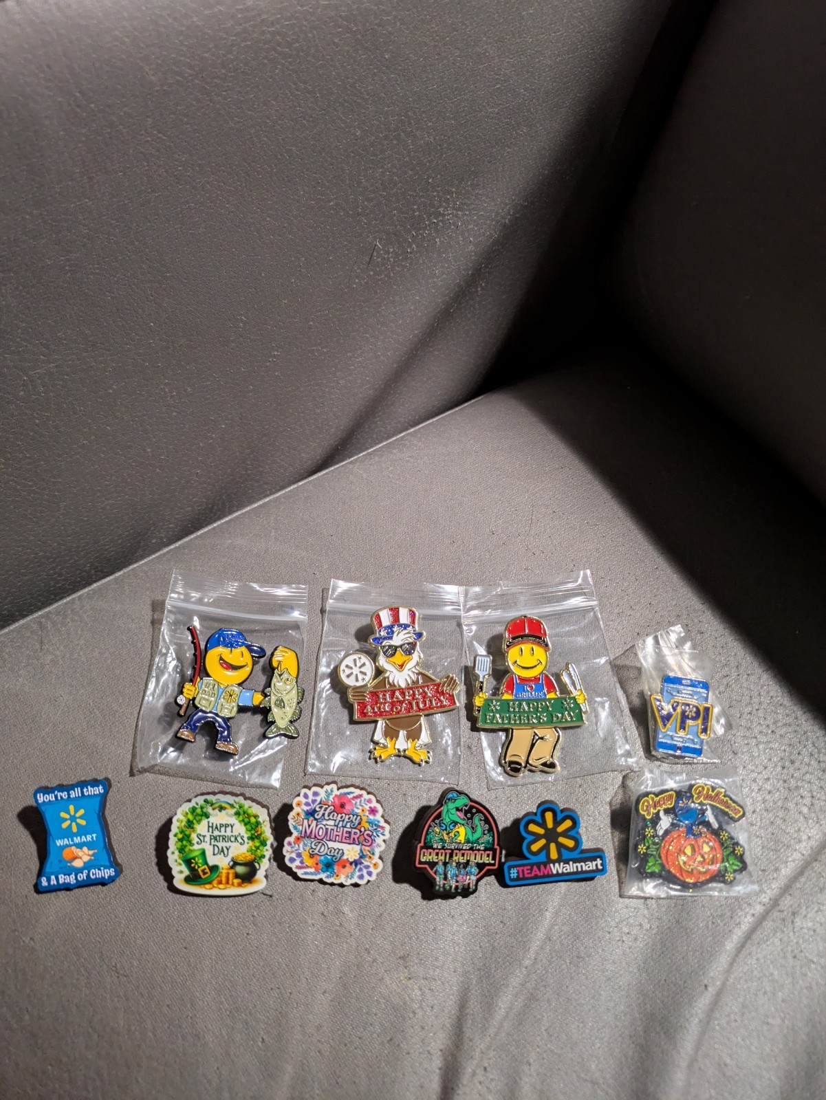 10 Assorted Walmart Employee Associate Pins Lapel Hat New 10 Assorted Walmart Employee Associate Pins Lapel Hat New