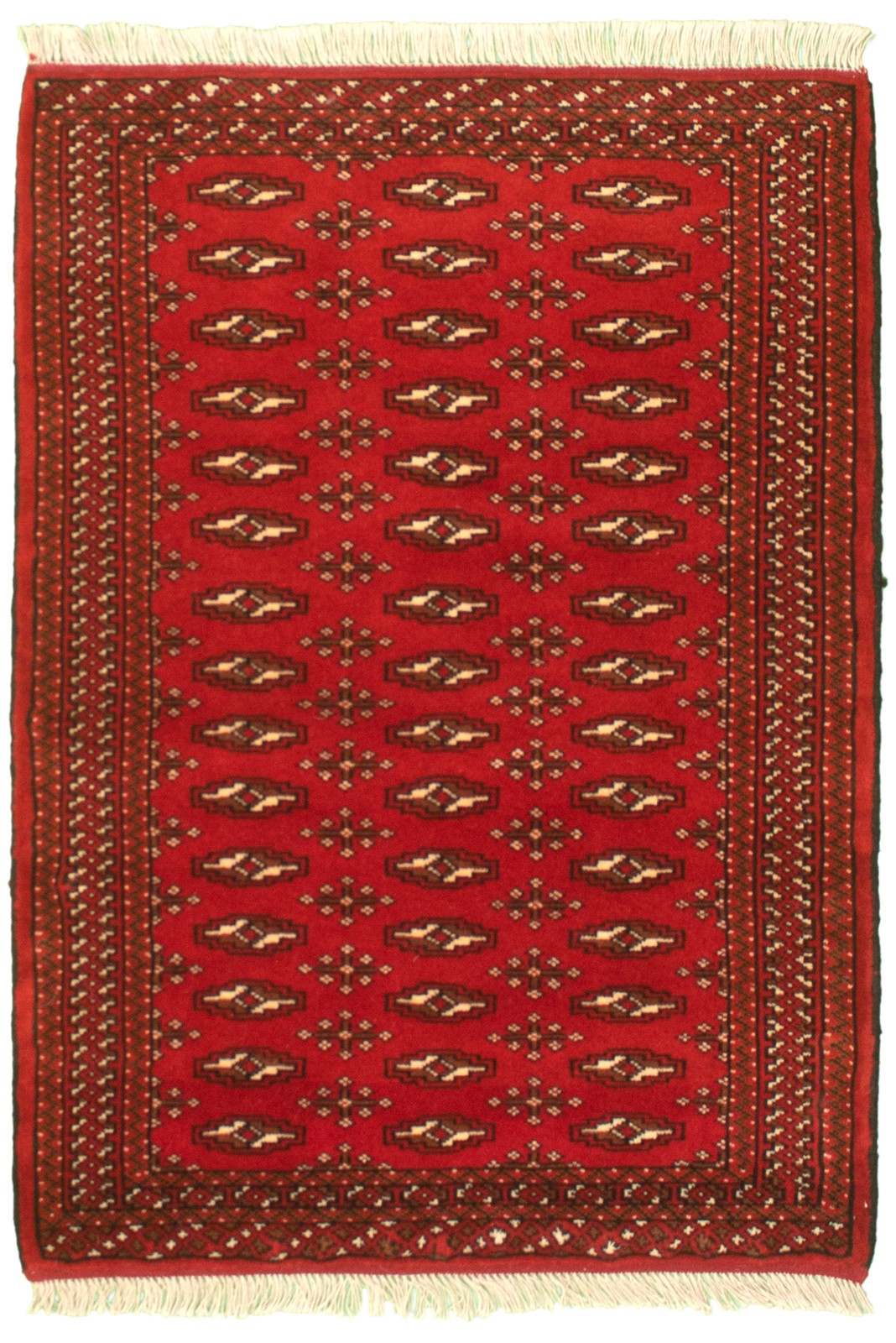 Vintage Traditional Hand-Knotted Area Rug 3'4