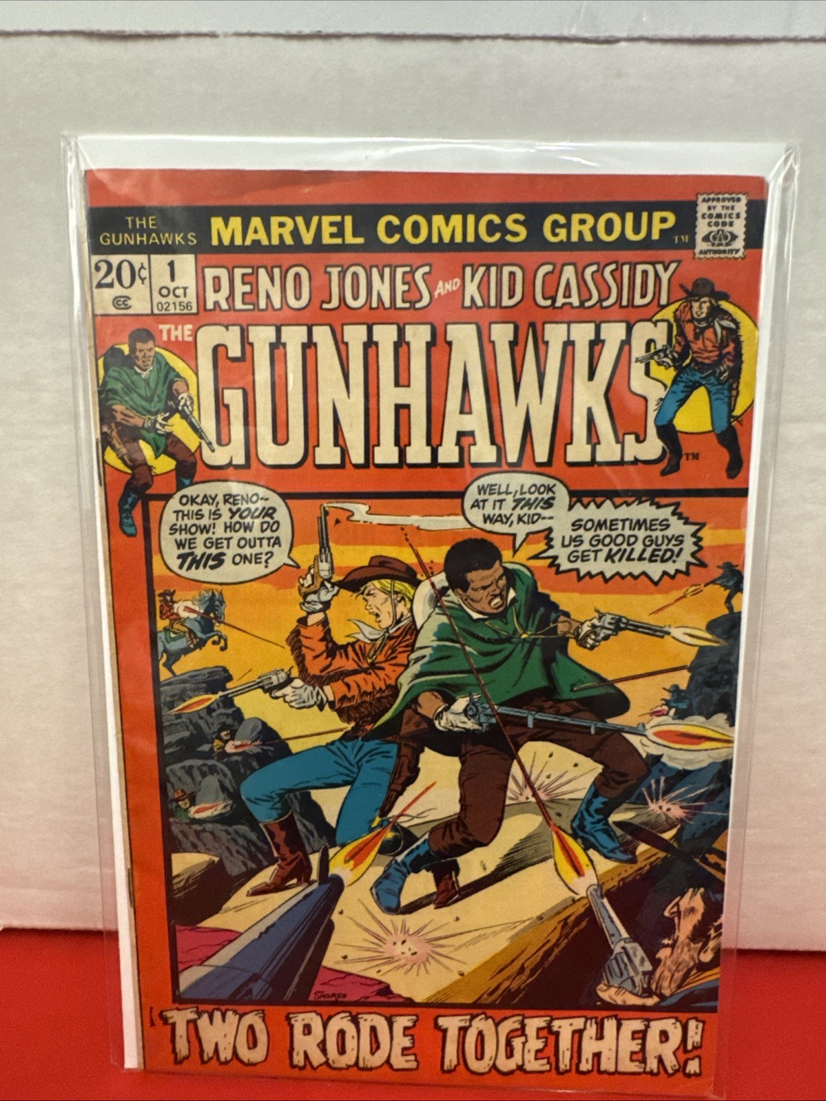 Gunhawks #1 1972 Marvel Comics Reno Jones Kid Cassidy Bronze Age Western Key Gunhawks #1 1972 Marvel Comics Reno Jones Kid Cassidy Bronze Age Western Key