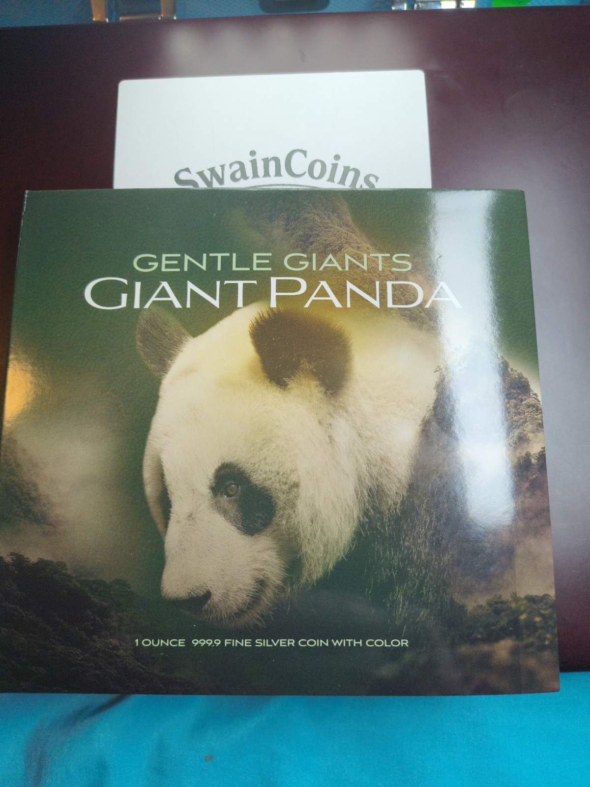 2022 PAMP Solomon Islands $2 1 oz Silver Gentle Giants Panda coin 