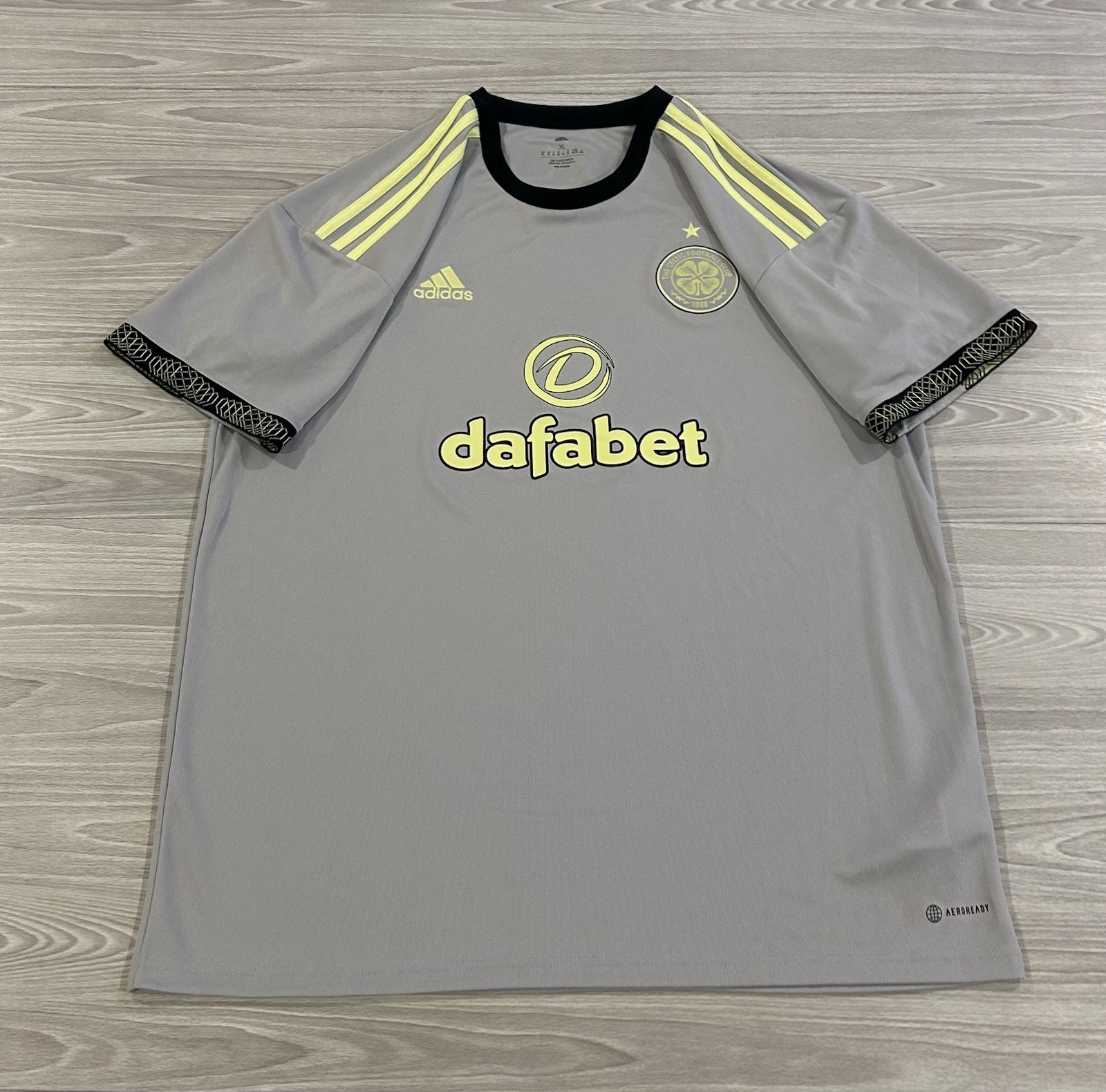 Adidas 2022/23 Celtic FC Third Football Soccer Jersey HA8318 Grey Men’s Size XL Adidas 2022/23 Celtic FC Third Football Soccer Jersey HA8318 Grey Men’s Size XL