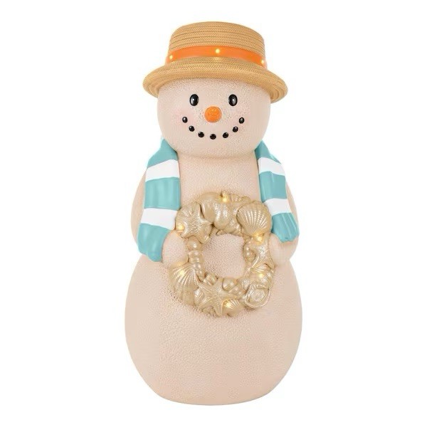 Home Depot Accent 2.5 ft Christmas LED Coastal Sandman Snowman Blow Mold 2026 Home Depot Accent 2.5 ft Christmas LED Coastal Sandman Snowman Blow Mold 2026
