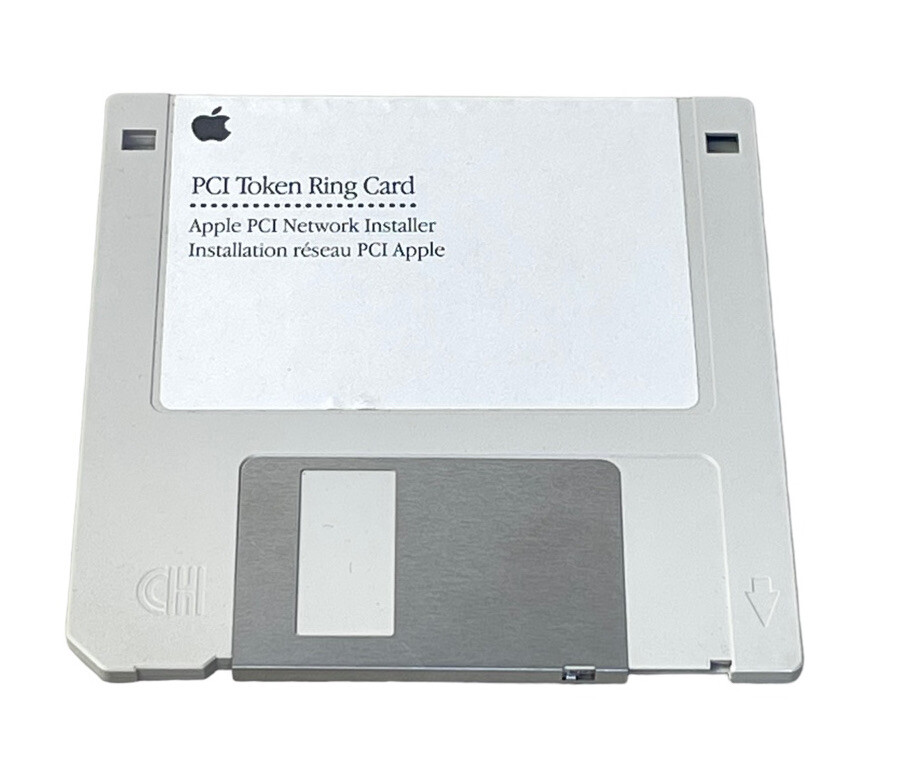Vintage 1996 PCI Token Ring Card Apple PCI Network Installer Disc Card
