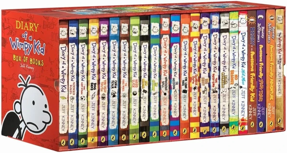 Jeff Kinney Diary of a Wimpy Kid Books 1-23 Boxed Set Complete Collection Series