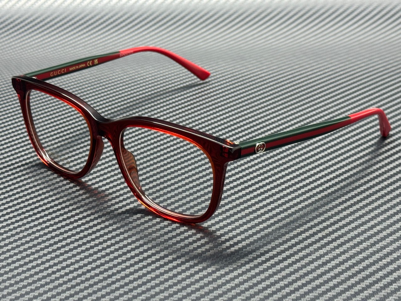 GUCCI GG1990O 008 Burgundy Green Women\'s 53 mm Medium Eyeglasses