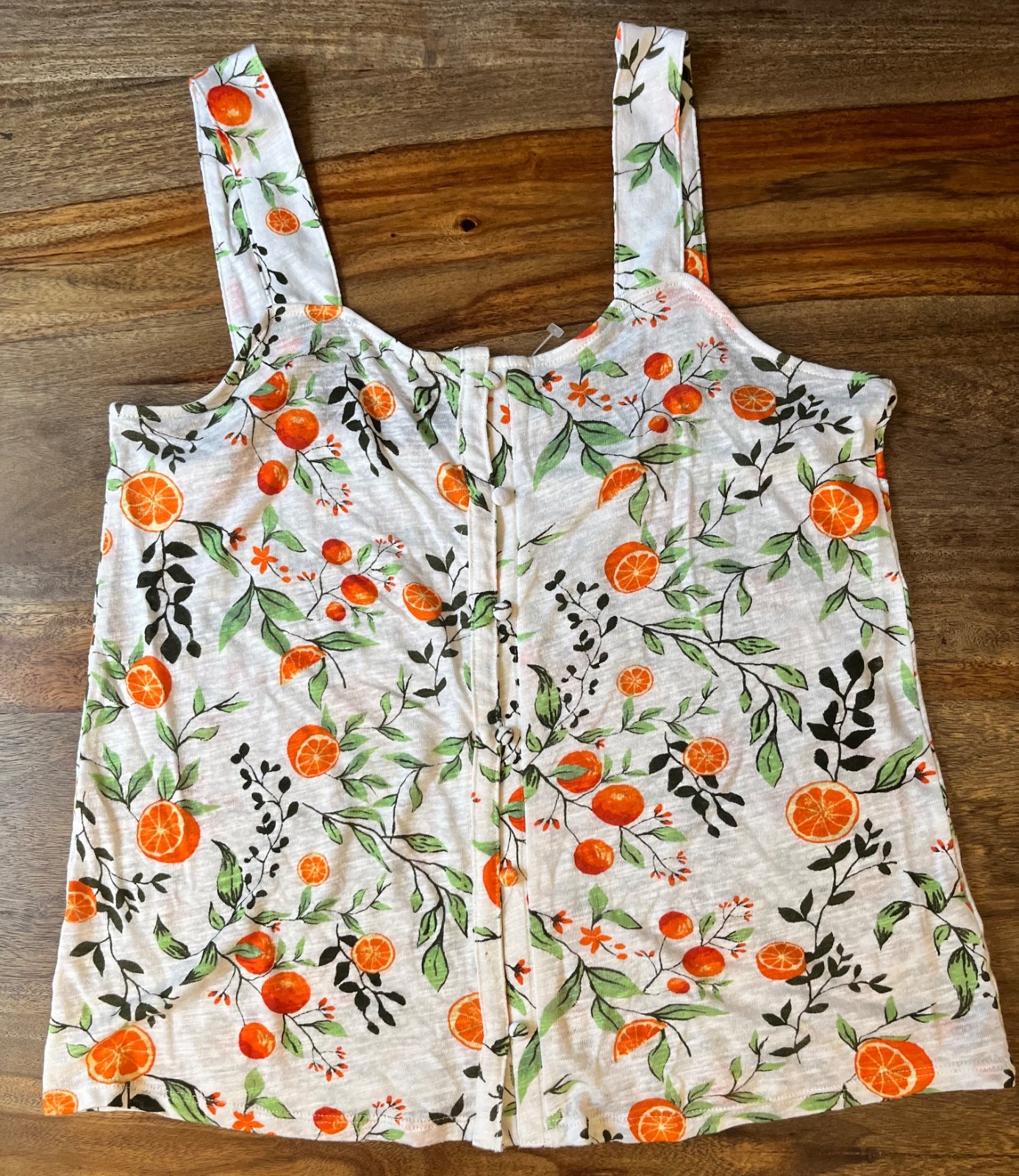 Joie White Floral Orange Sleeveless Tank Top, Size S, NWOT Joie White Floral Orange Sleeveless Tank Top, Size S, NWOT