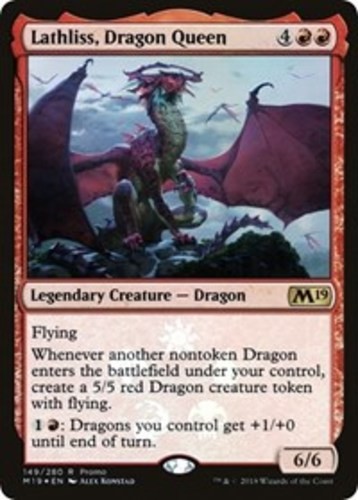 Light Play x 1 Lathliss, Dragon Queen - Foil - Color Pie Watermark Promo Core Se