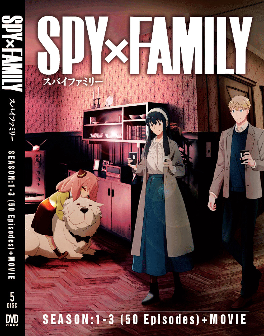 SPY x FAMILY SEASON 1-3 + Code: White Movie (English Dubbed)