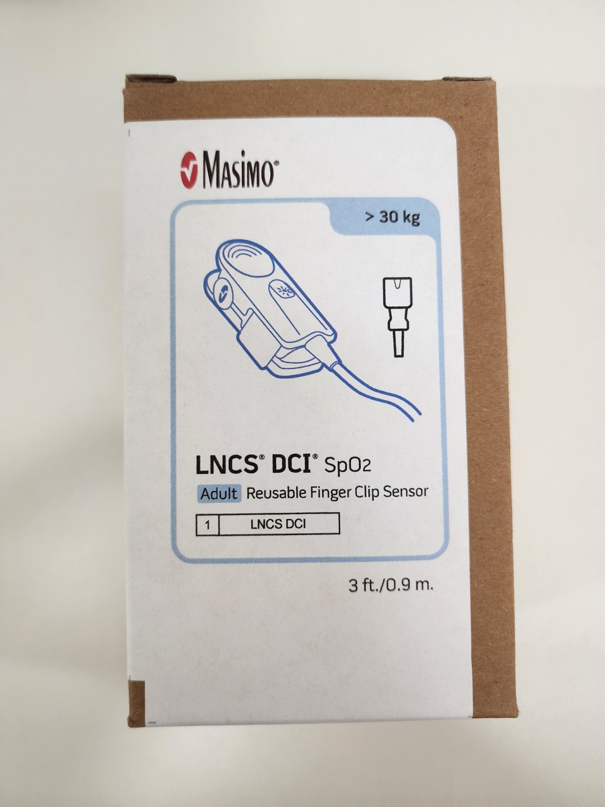 Masimo 1863 LNCS DCI Adult SpO2 Reusable Finger Sensor Masimo 1863 LNCS DCI Adult SpO2 Reusable Finger Sensor