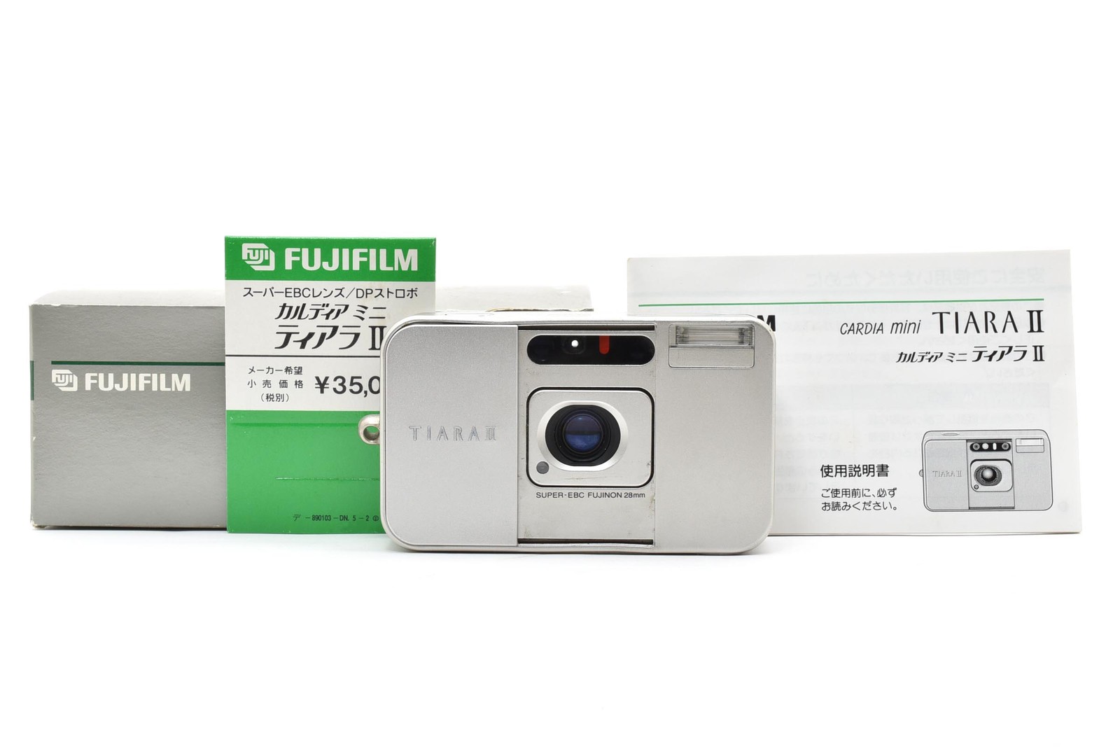 Read[Near MINT] Fuji Fujifilm Cardia Mini TIARA II Point & Shoot From JAPAN