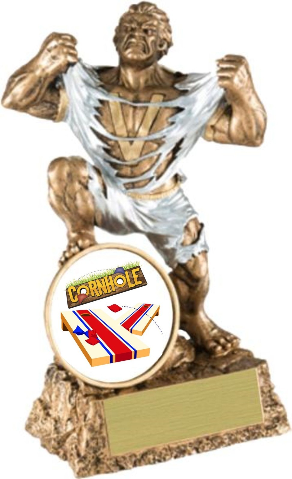 CORNHOLE WINNER TROPHY MONSTER VICTORY AWARD 6.25\