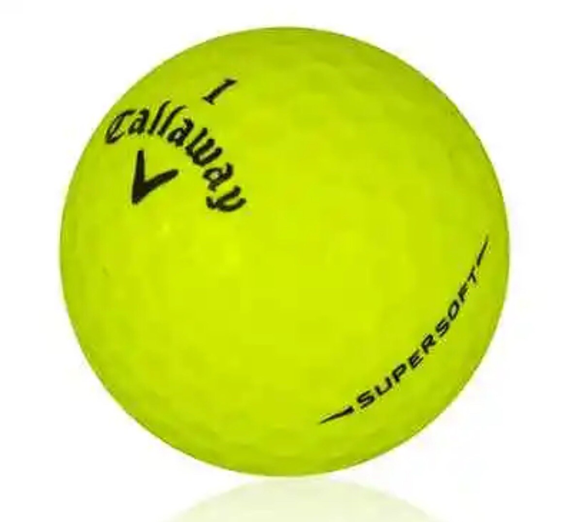 120 Callaway Supersoft Yellow Mint Used Golf Balls AAAAA *SALE*