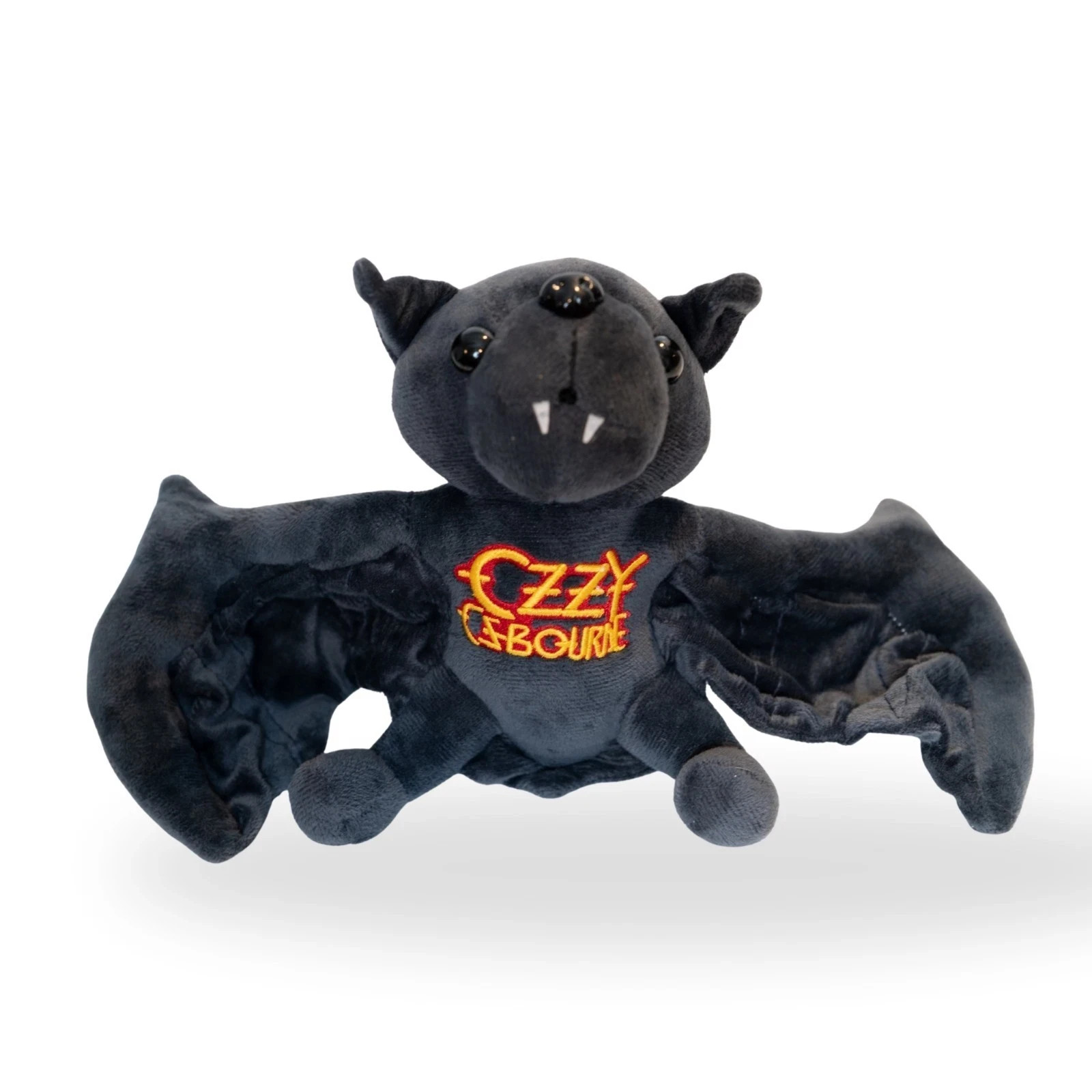 Ozzy Osbourne Bat Plush Toy Black Gray Removable Head Stuffed Collectible