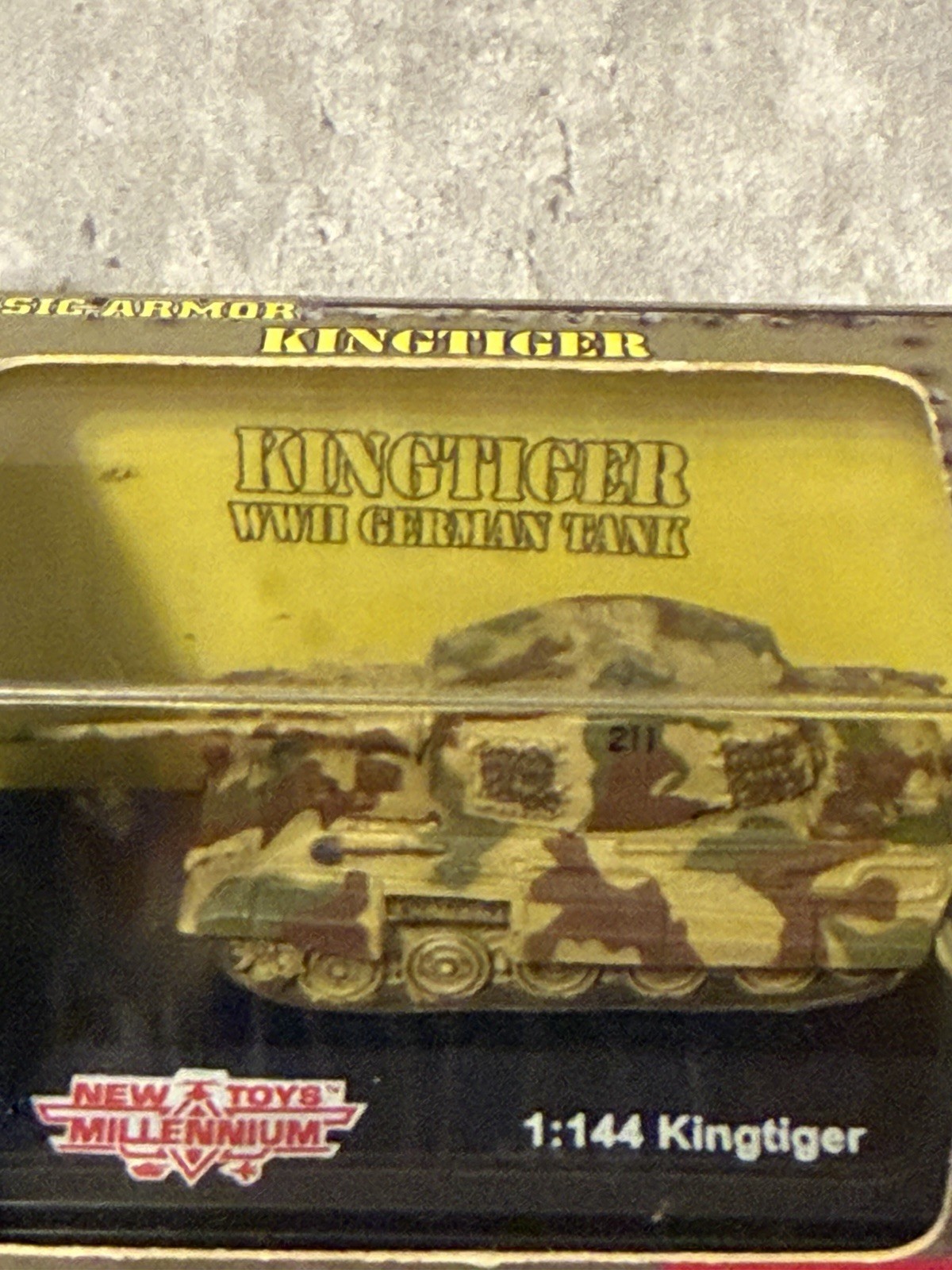 New Millennium Toys Classic Armor Kingtiger WWII German Tank 1:144 New Millennium Toys Classic Armor Kingtiger WWII German Tank 1:144