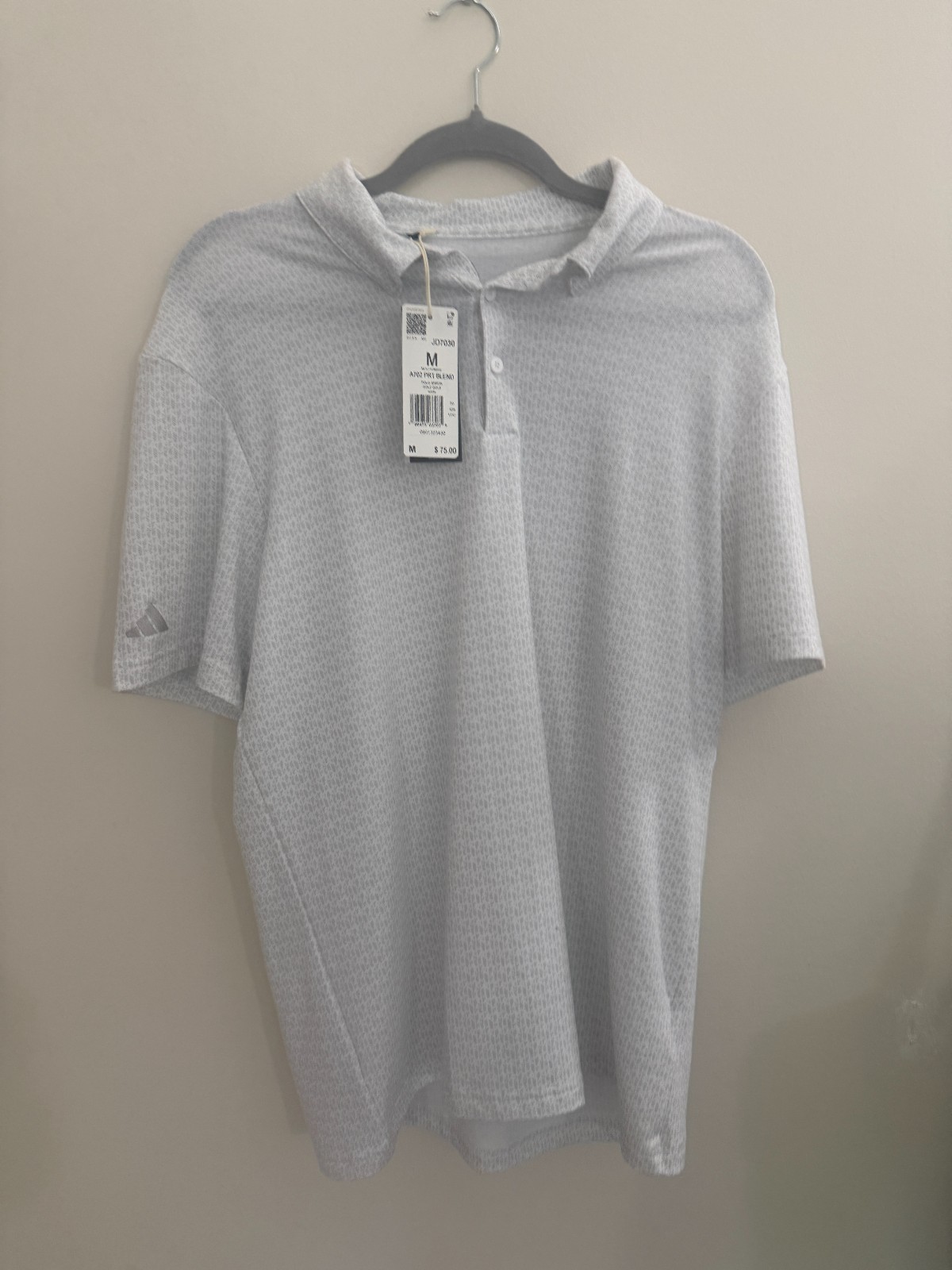 NWT - Adidas Print Polo - Men\'s M