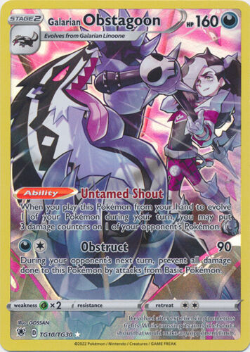 Galarian Obstagoon - TG10/TG30 Ultra Rare Astral Radiance NM Pokemon TCG