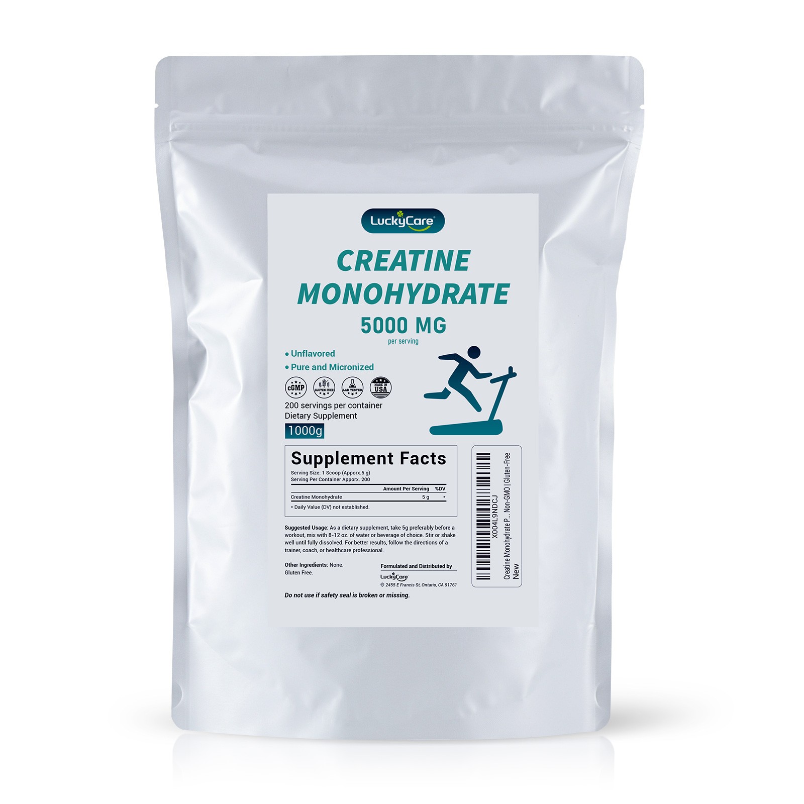 2.2/5LB Pure Creatine Monohydrate Powder 5000mg Per Serving Micronized Creatine 2.2/5LB Pure Creatine Monohydrate Powder 5000mg Per Serving Micronized Creatine
