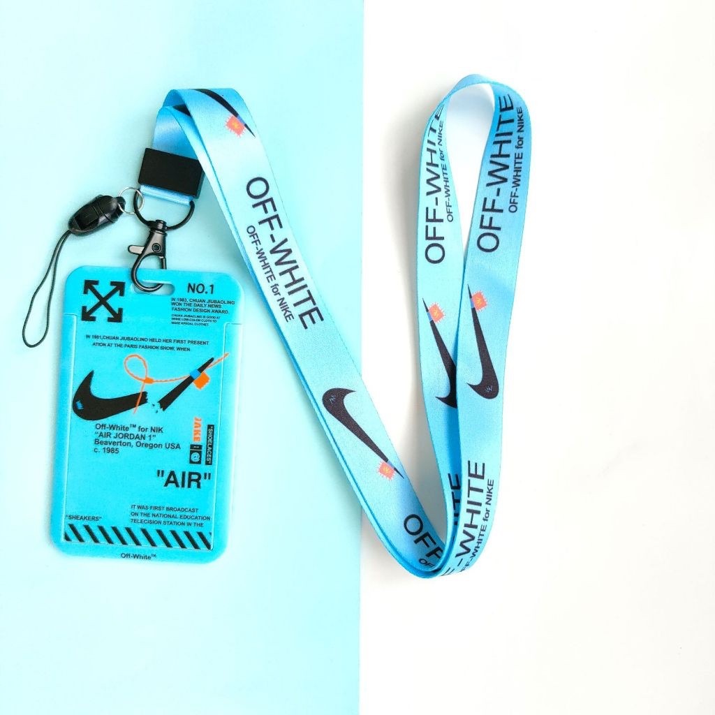 NIKE x OFF-WHITE , LANYARD WITH ID/CARD CASE.  (9 COLORS) $