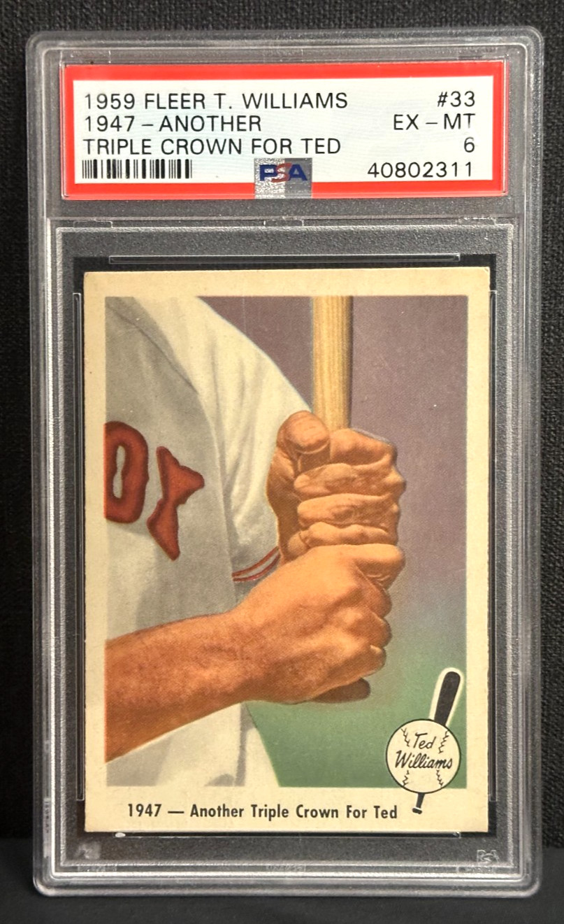 Ted Williams 1959 Fleer - \ Ted Williams 1959 Fleer - \